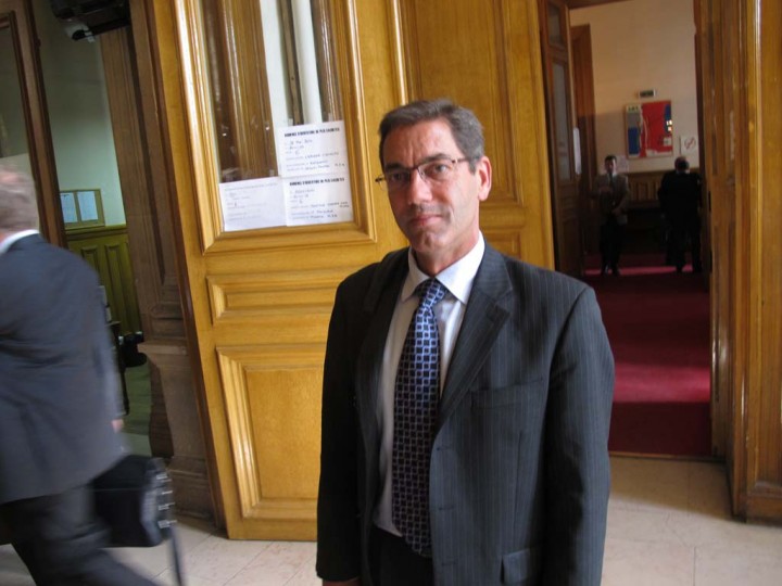 Stephan Biberfield au tribunal de commerce (c) Michel Puech