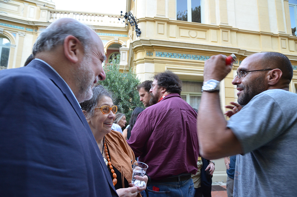 Sylvie et Jean-Pierre Pappis avec Joao Silva (c) Geneviève Delalot