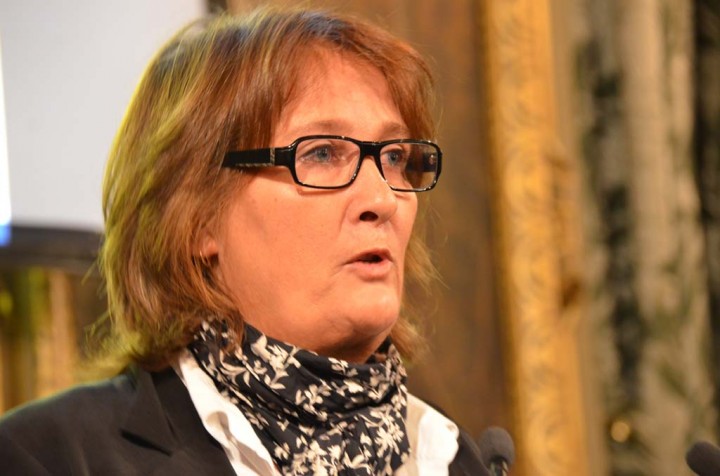 Béatrice Tupin, présidente du jury et chef du service photo du Nouvel Obs (c) Geneviève Delalot