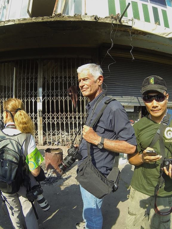 James Nacchtwey photographié à Bangkok le 17 janvier (c) Olivier Rotrou
