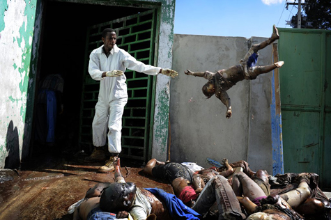 Tremblement de terre à Haiti (c) Olivier Laban Mattei / AFP