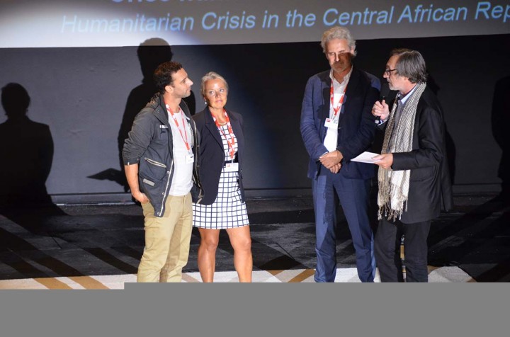 William Daniels reçoit le Visa d'or Humanitaire du CICR à Perpignan le 4 sept 2014 (c) Geneviève Delalot