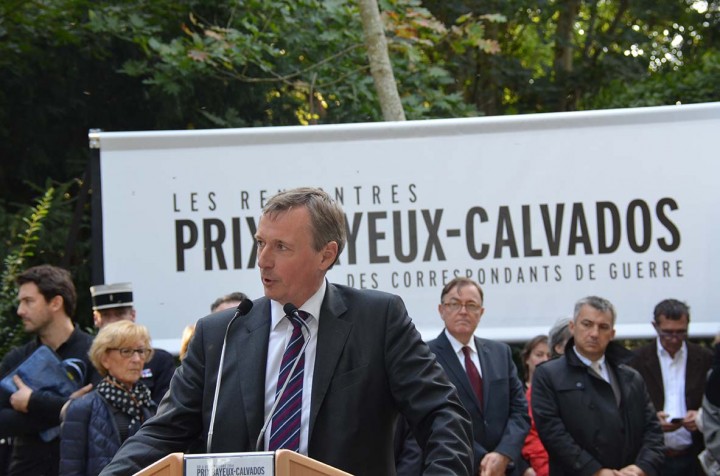 Memorial des reporters à  Bayeux © Geneviève Delalot