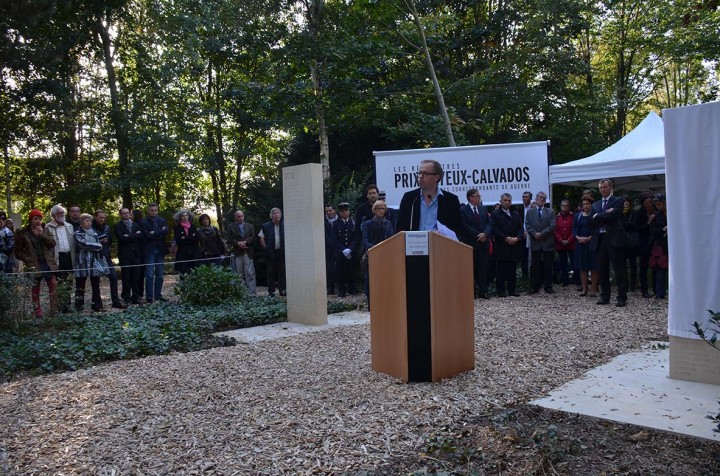 Memorial des reporters à  Bayeux © Geneviève Delalot