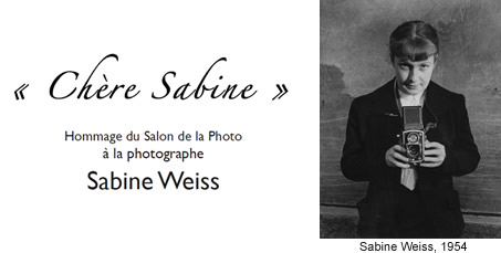 Sabine Weiss au Salon de la Photo