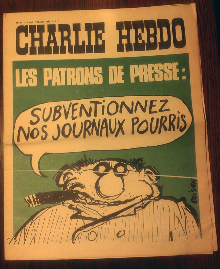 Blasphème ? Numéro 64 de Charlie Hebdo du 7 février 1972