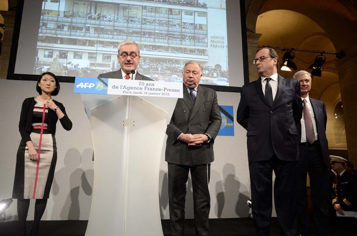 Emmanuel Hoog au 70ème anniversaire de l'AFP © Geneviève Delalot