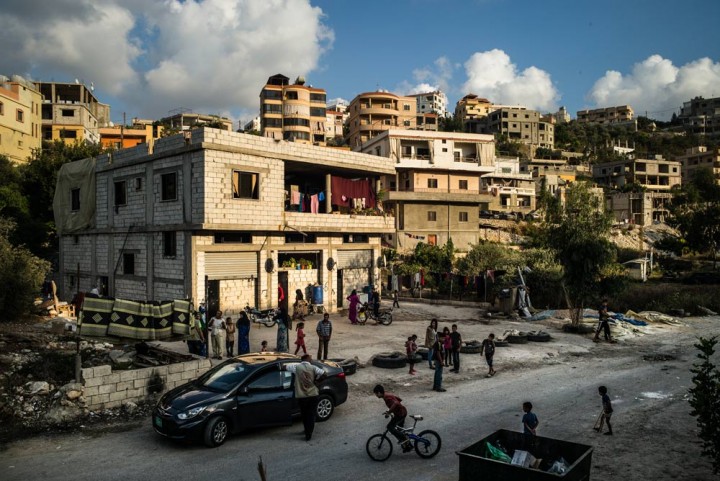 L’abri collectif de Souleiman Oun District de Saida, Liban, septembre 2014 ©Edouard Elias/PU-AMI 