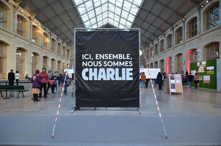 La France Charlie, ici le 104 à Paris © Geneviève Delalot