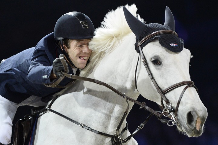 France, Paris Nord Villepinte :  Maikel van der Vleuten riding on VDL Groep Sapphire B during  on December 6th 2014 - Parc des expositions, Paris Nord Villepinte, France - Photo Christophe Bricot