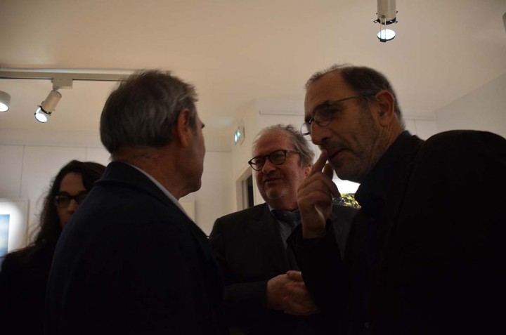 Paris le 9 nov 2015, Vernissage de l’exposition Champs de bataille de Yan Morvan et sortie du livre du même titre aux Editions PhotosynthèsePhotographie ©Geneviève Delalot