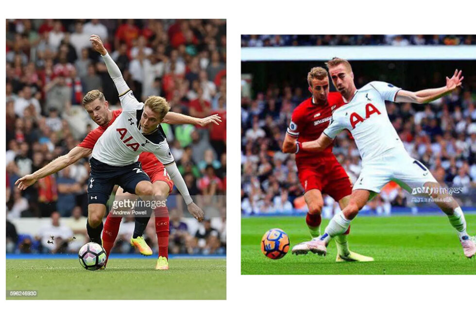 A gauche image © Getty, à droite image Stable Diffusion