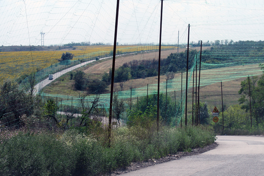La route M03 entre Barvinkove et Izium le 7 août 2026. Photographie Thierry Birrer.