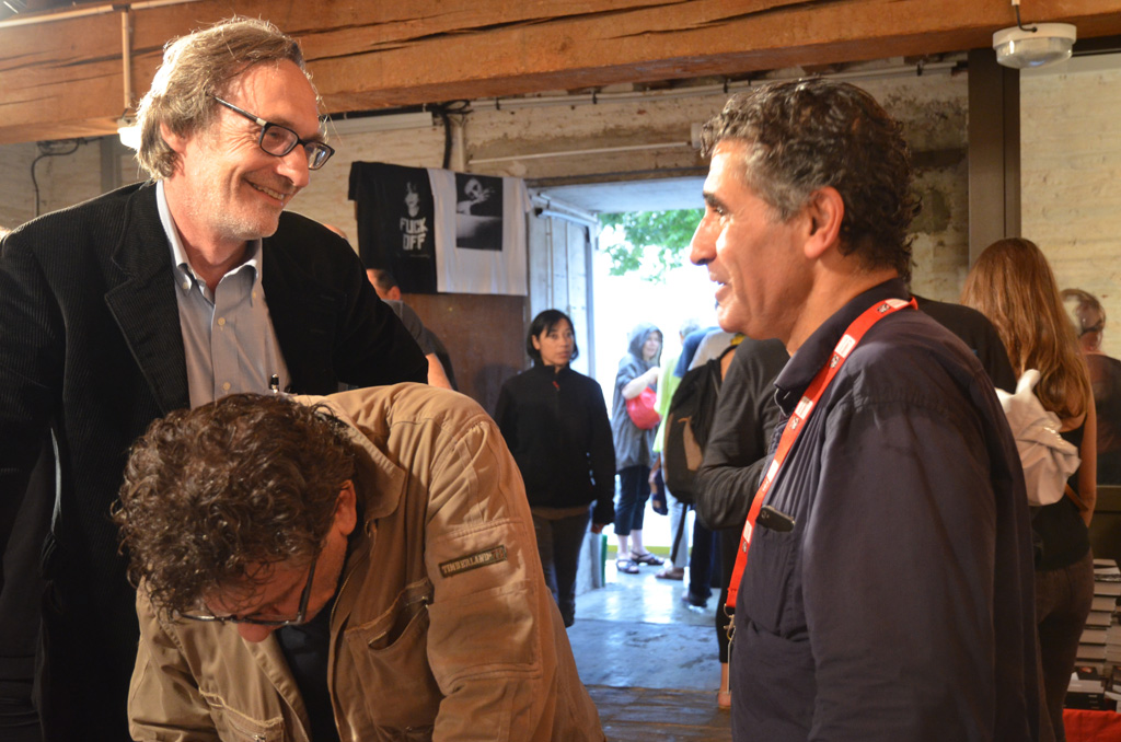 Jean-François Leroy avec Michel Setboun et Patrick Chauvel en 2013